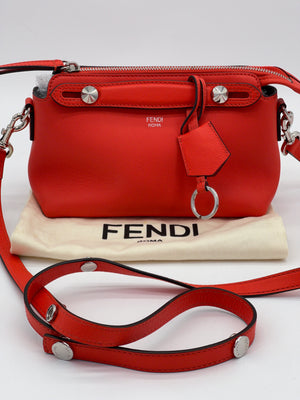 PRELOVED Red Fendi By The Way Satchel Small VY3HKMV 061724 P