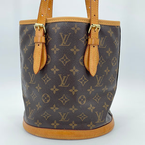 Louis Vuitton PM Monogram Bucket bag Brown