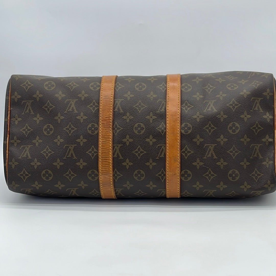 H Preloved Louis Vuitton Keepall 45 Monogram Duffle 9M3QG2T 051424