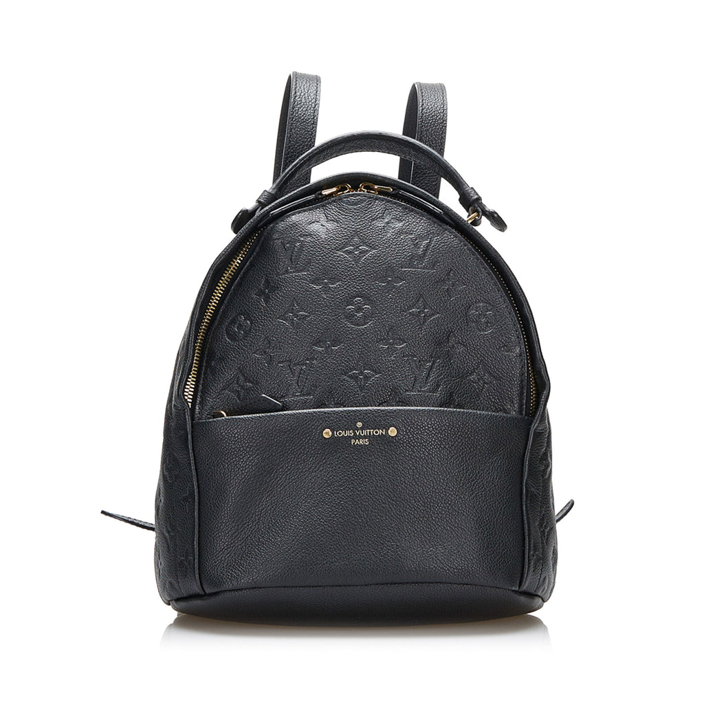 Louis Vuitton Monogram Empreinte Sorbonne Backpack Dark Blue