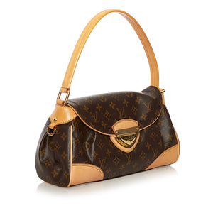 Brown Louis Vuitton Monogram Beverly MM Shoulder Bag