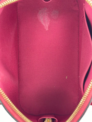 PRELOVED Louis Vuitton Monogram Red Vernis Alma PM Bag MI3183