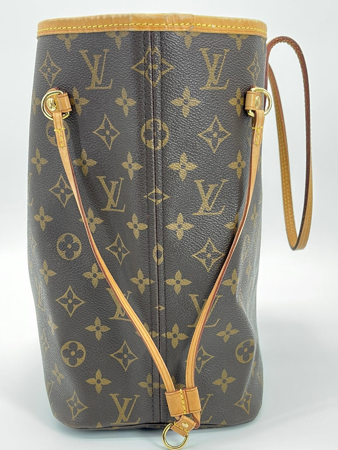 LOUIS VUITTON LOUIS VUITTON Neverfull MM Tote Bag M57462 canvas game on  Ivory Blanc Used LV M57462