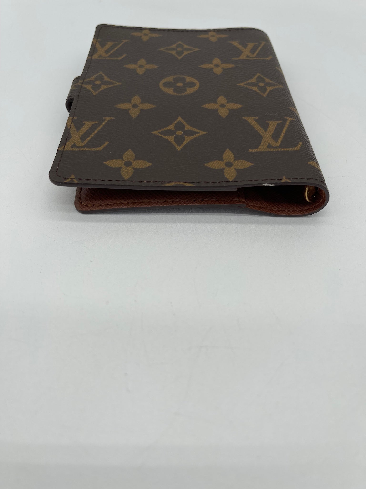 Preloved Louis Vuitton Monogram Agenda PM Day Planner Cover with Initials K.I. R63HT8T 090924 H