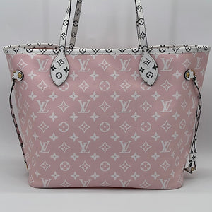 LOUIS VUITTON Monogram Giant Neverfull MM Tote Bag Pink Red M44567 auth  26828a Cloth ref.636240 - Joli Closet