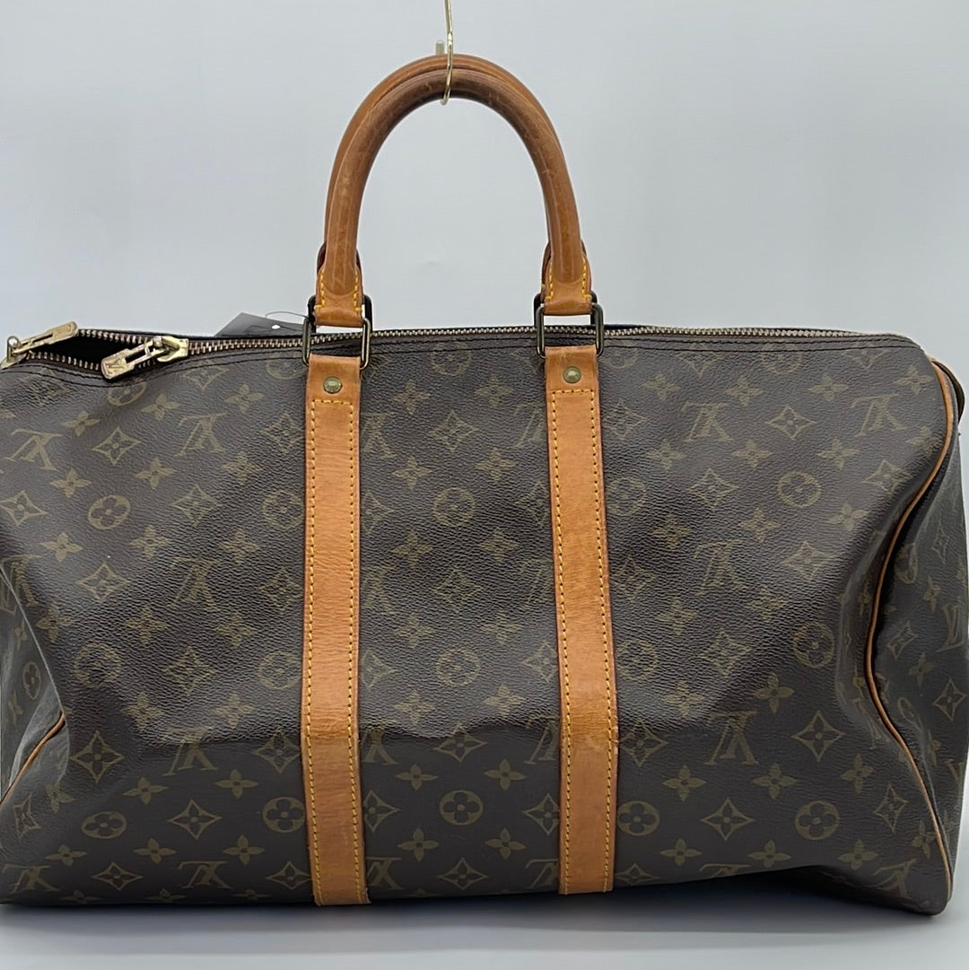 H Preloved Louis Vuitton Keepall 45 Monogram Duffle 9M3QG2T 051424