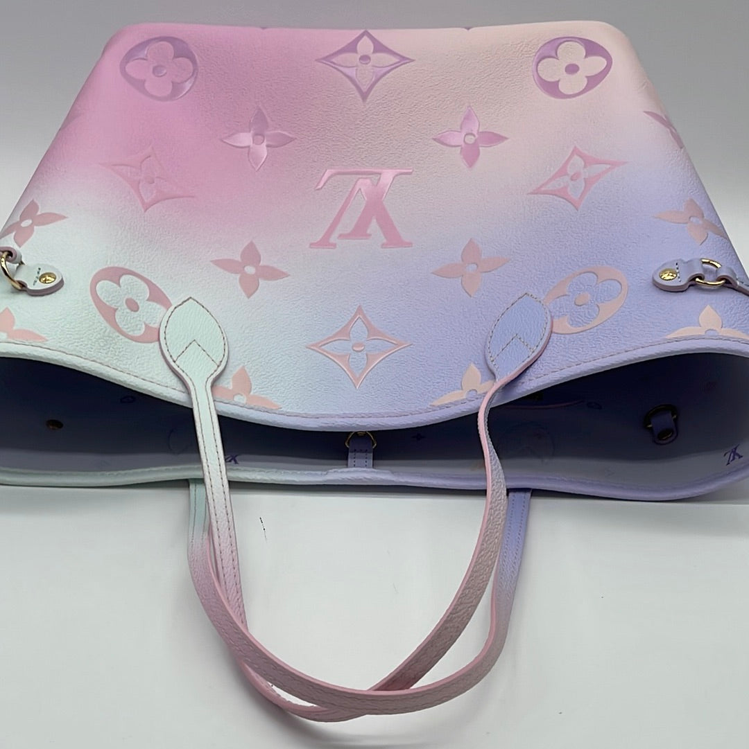 GIFTABLE Preloved Limited Edition Louis Vuitton Neverfull MM Sunrise P –  KimmieBBags LLC