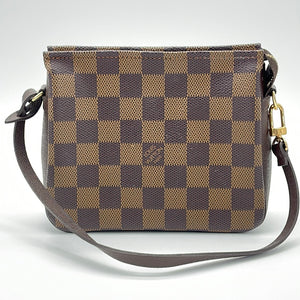 Louis Vuitton Pre Loved Damier Ebene Canvas Leather Make Up
