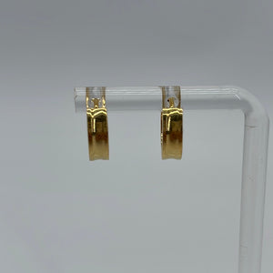 NEW Stainless Steel 18K Gold Plated Gold Circle Earrings 041924