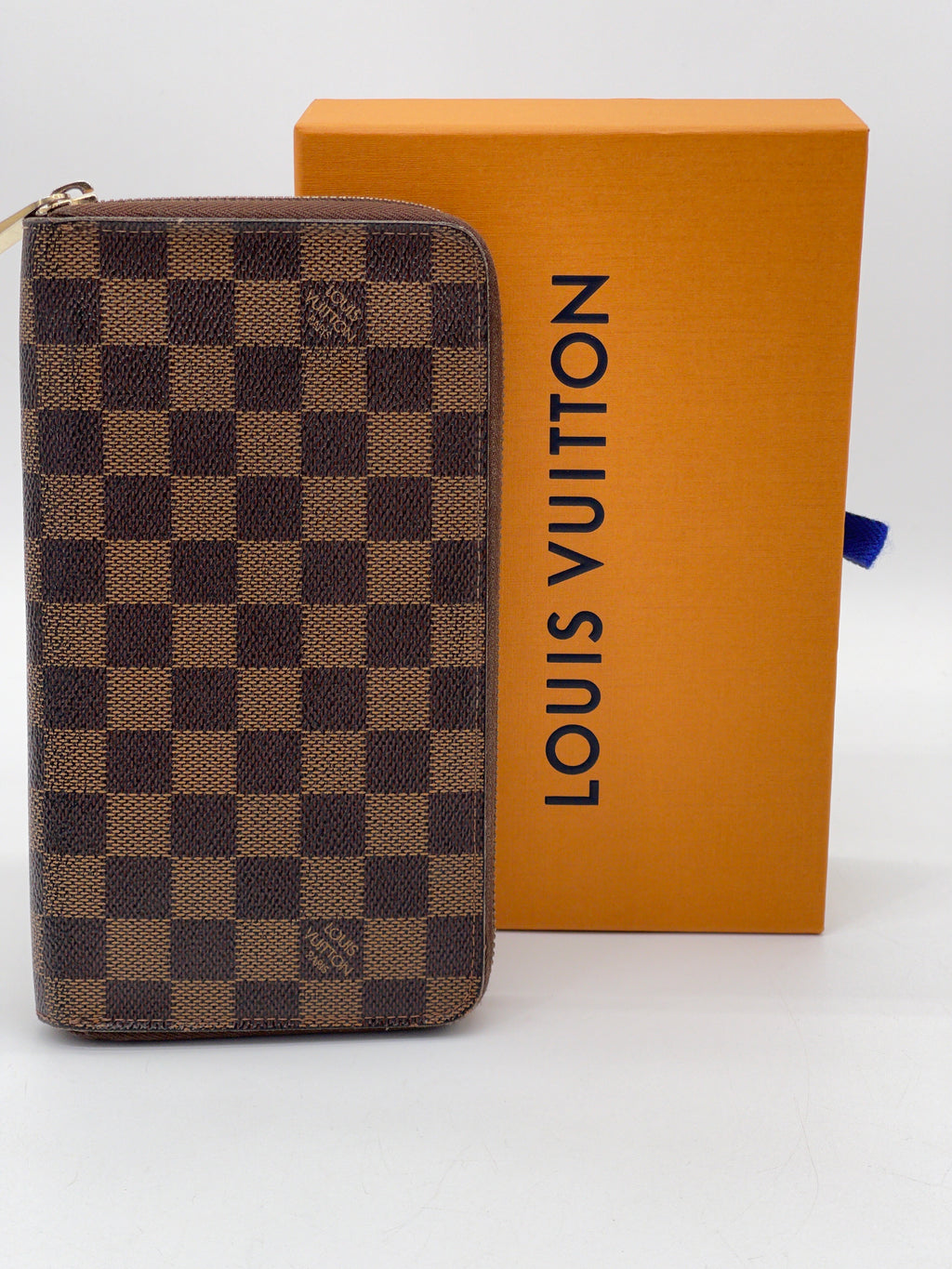 Preloved Louis Vuitton Damier Ebene Zippy Organizer Wallet. GCTQ46W 100224 P