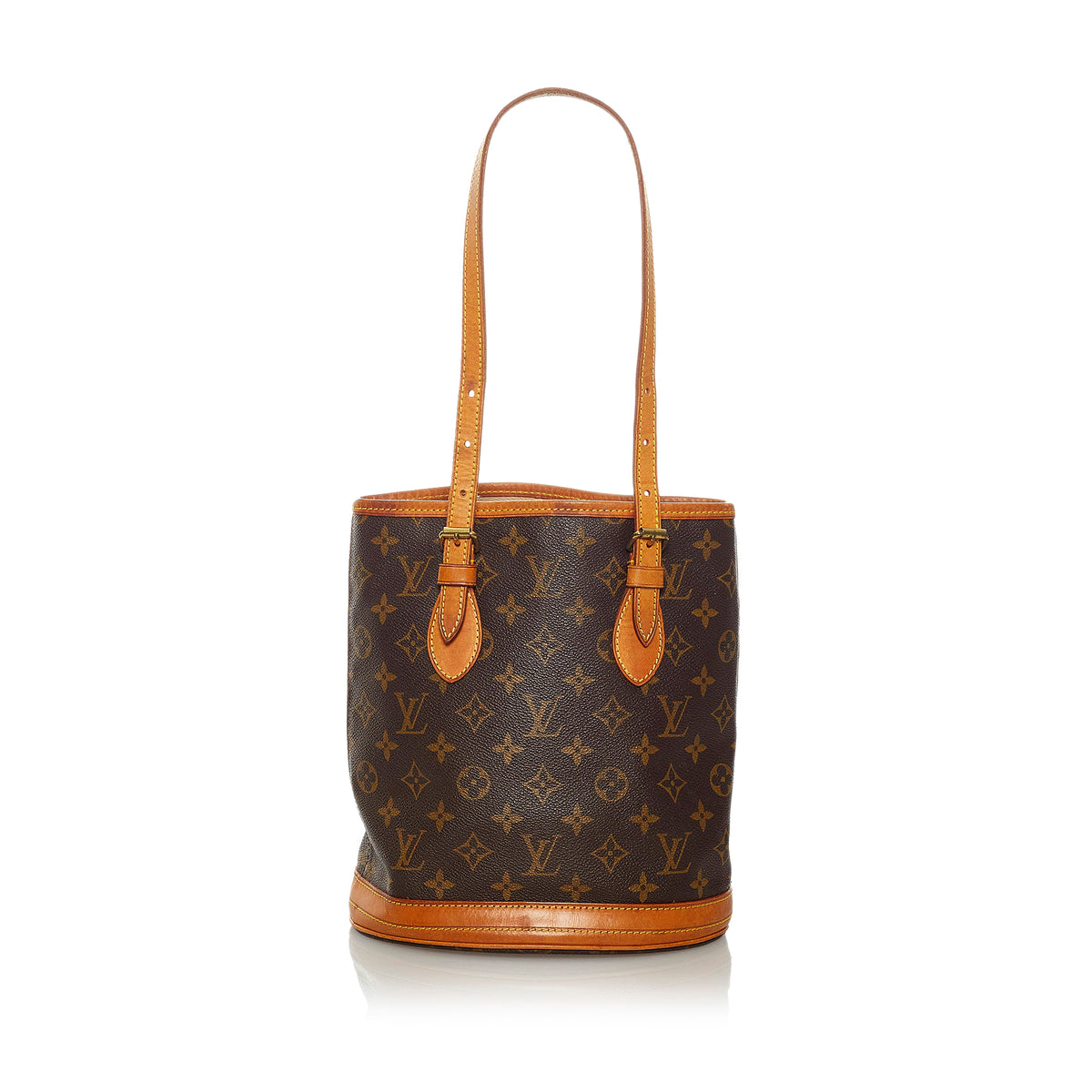 Vintage LOUIS VUITTON Monogram PM Bucket Bag VI0050 050123 ...