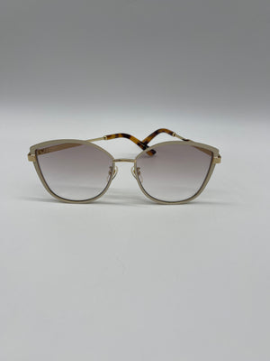 Like New Gucci Gold and Cream Sunglasses GG0589SK 083024 H