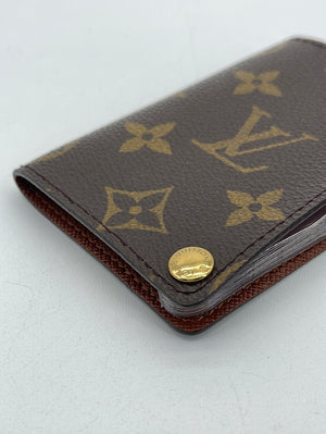 PRELOVED Louis Vuitton Monogram Canvas Porte Cartes Pression Card Case RWT69QJ 041224 H