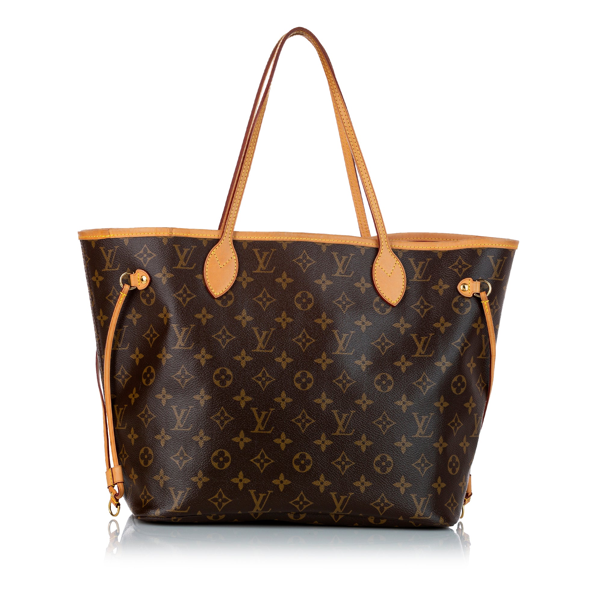 Louis Vuitton Neverfull MM V Grenade Canvas Hand Bag