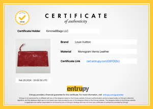 Preloved Louis Vuitton Red Vernis Felicie Inserts - 2 Inserts - G9YDQVJ/KX8HRB8 032224 P