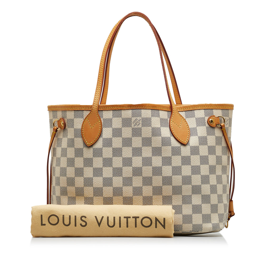 PRELOVED Louis Vuitton Damier Azur Neverfull PM Tote 66VM3TD 030724 Y ($1050 SALE PRICE)