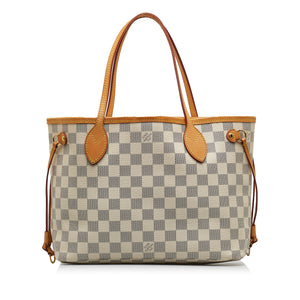 PRELOVED Louis Vuitton Damier Azur Neverfull PM Tote 66VM3TD 030724 Y ($1050 SALE PRICE)