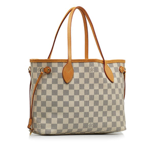 PRELOVED Louis Vuitton Damier Azur Neverfull PM Tote 66VM3TD 030724 Y ($1050 SALE PRICE)