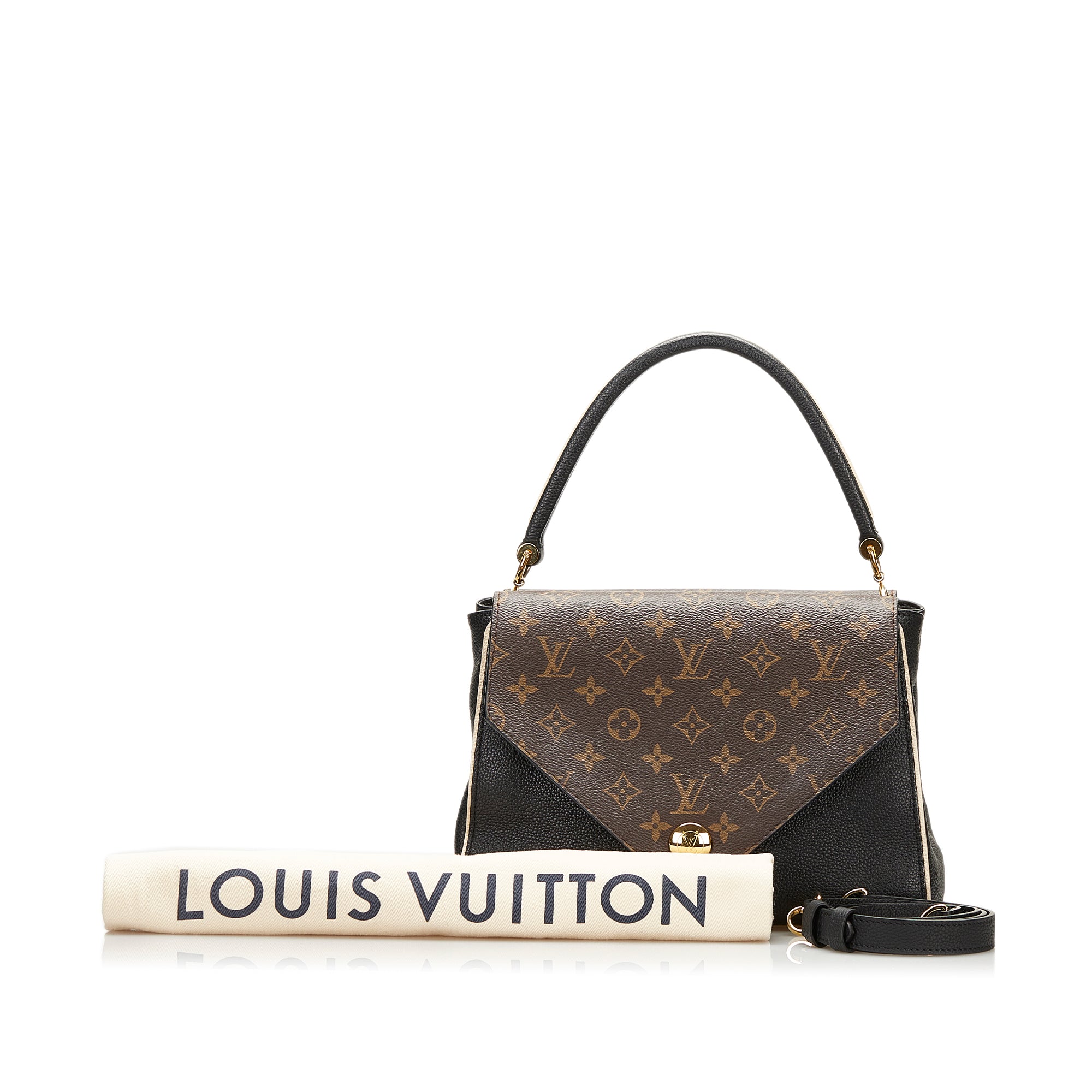Louis Vuitton Sesame Monogram Canvas and Leather Double V Bag