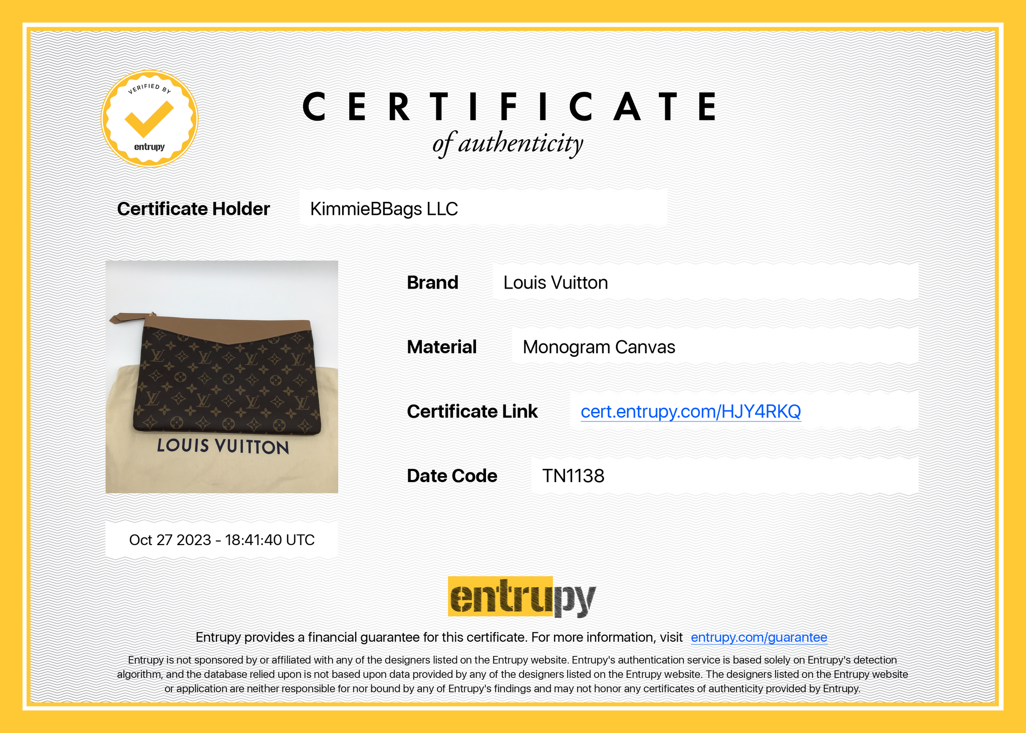 Louis Vuitton Daily Pouch. Sold Out