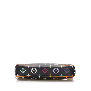 Louis Vuitton Monogram Multicolor Pochette Accessories Black