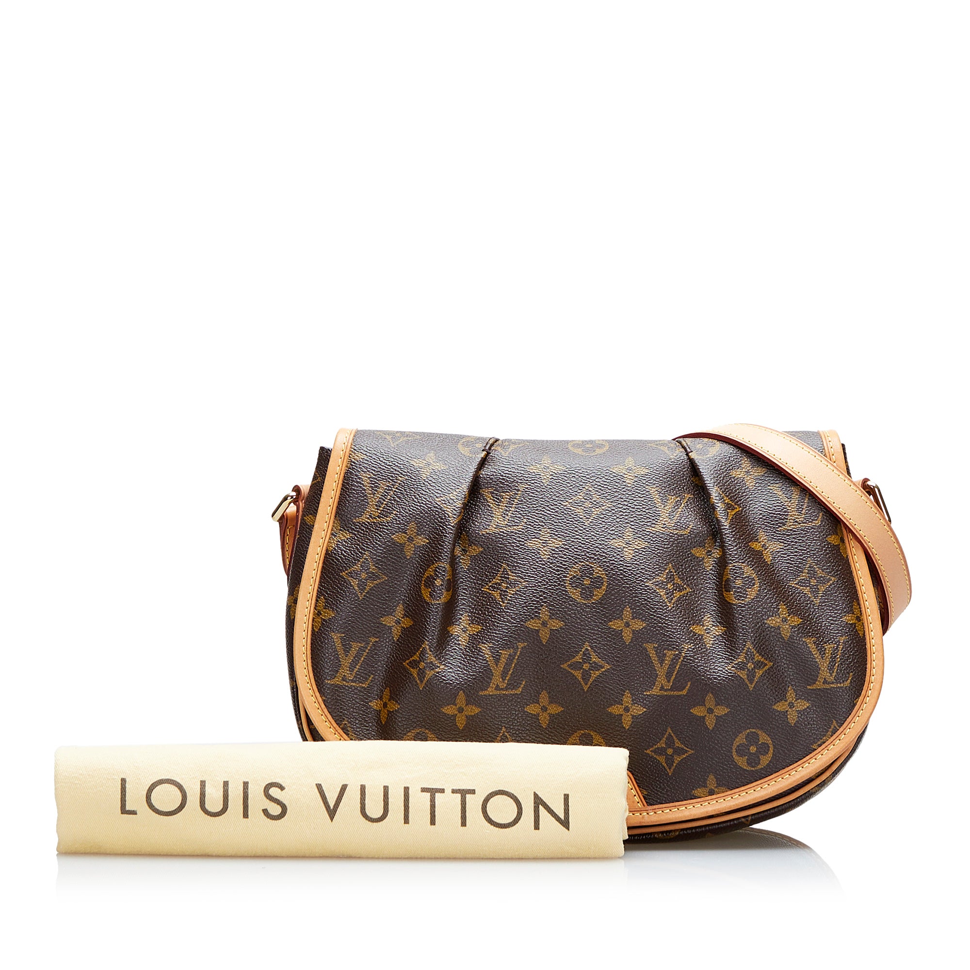 Louis Vuitton 2013 Menilmontant Pm Shoulder Bag in Brown