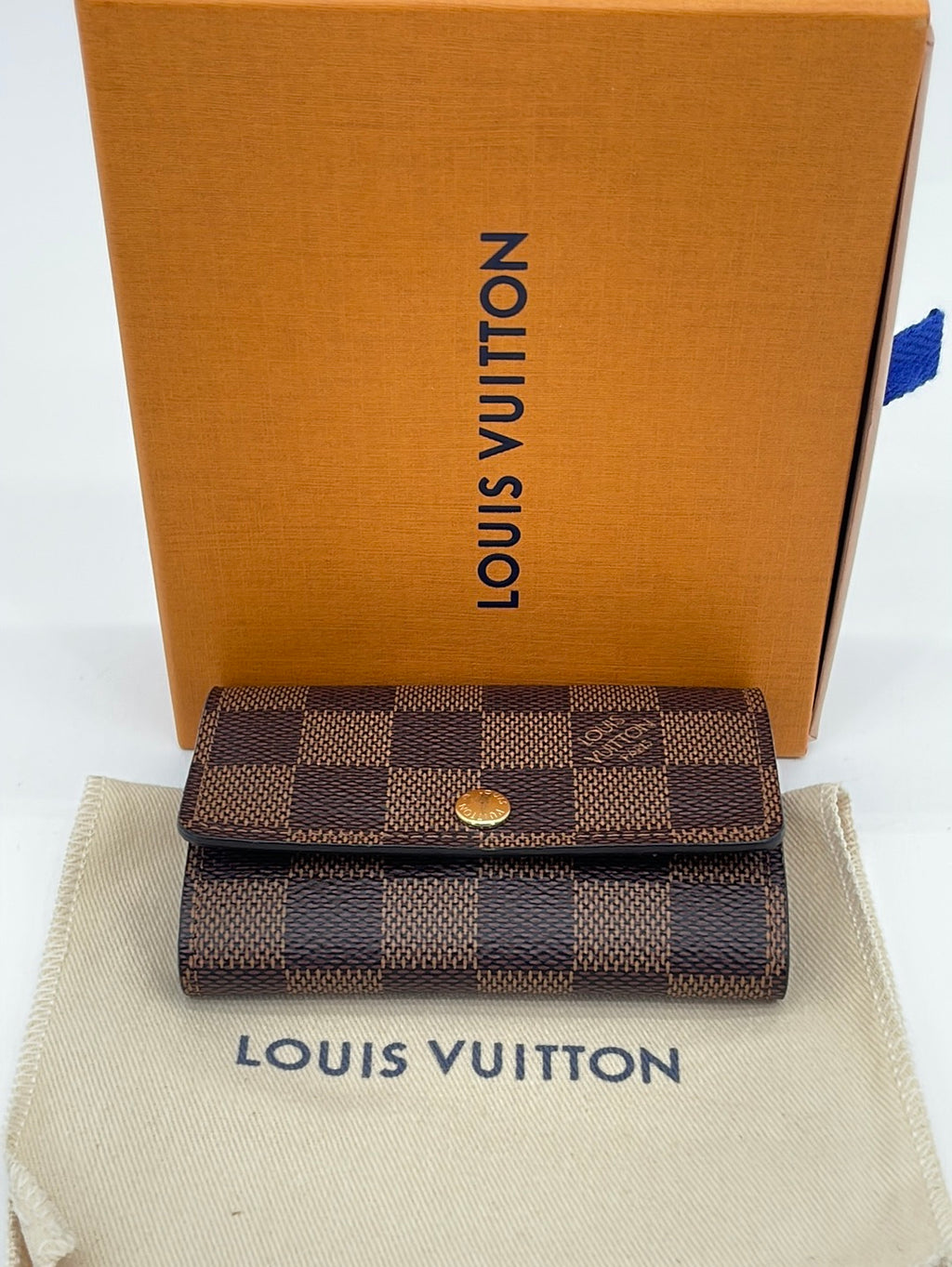 Preloved Louis Vuitton Damier Ebene 6 Key Holder CW8YBK9 041524 P