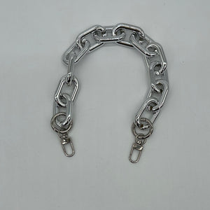 NEW CHUNKY GOLD/SILVER CHAIN SHORT CHAIN - 16" - 012223