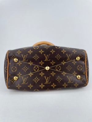 Louis Vuitton Tivoli PM Handbag Monogram Canvas PM Brown
