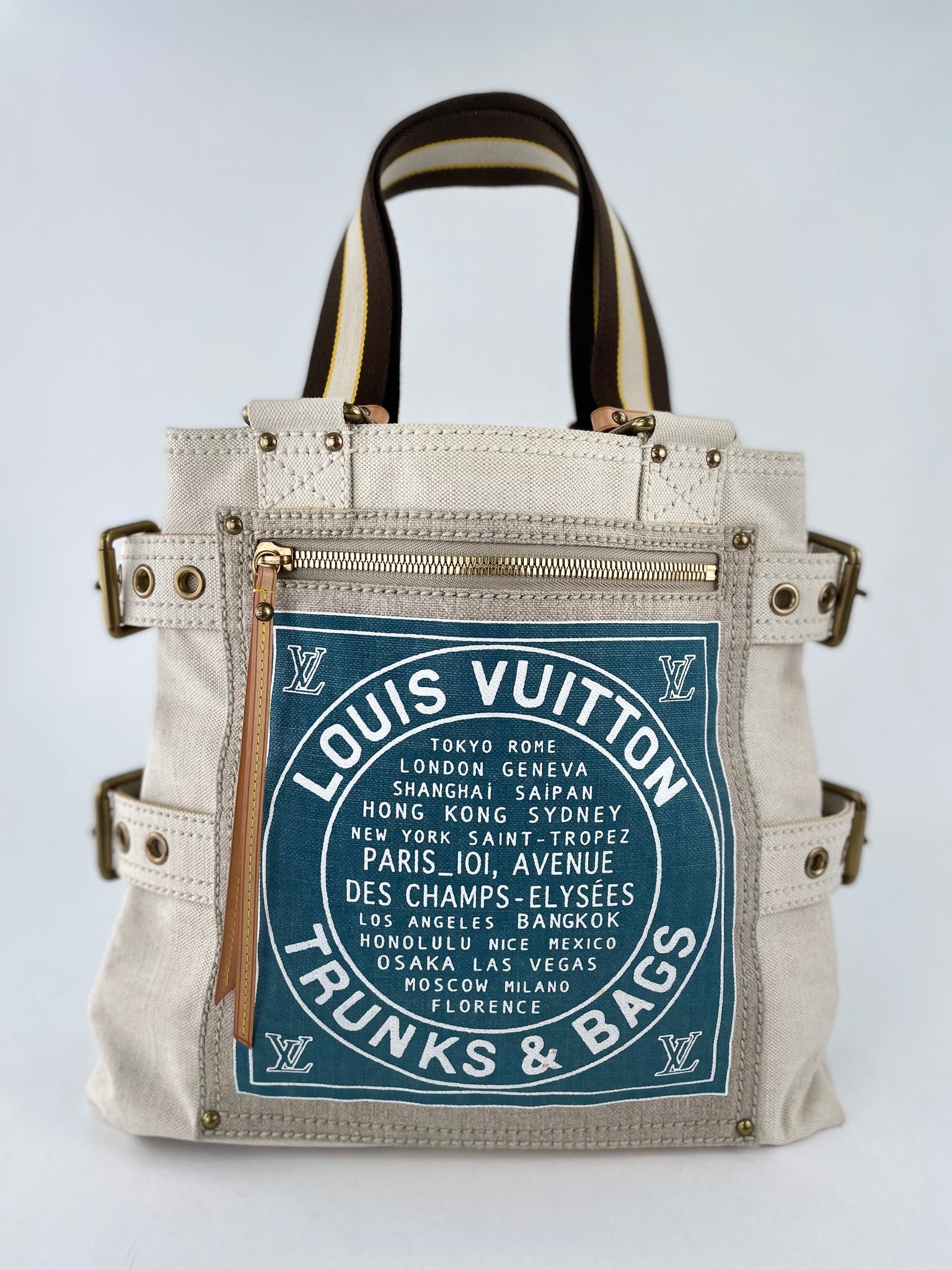Louis Vuitton, Bags, Louis Vuitton Saint Tropez Neverfull Tote Bag