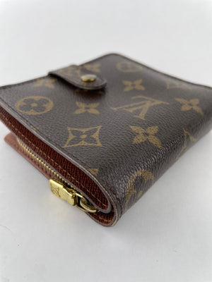 Louis Vuitton - Pink Perforated Monogram Compact Zippy