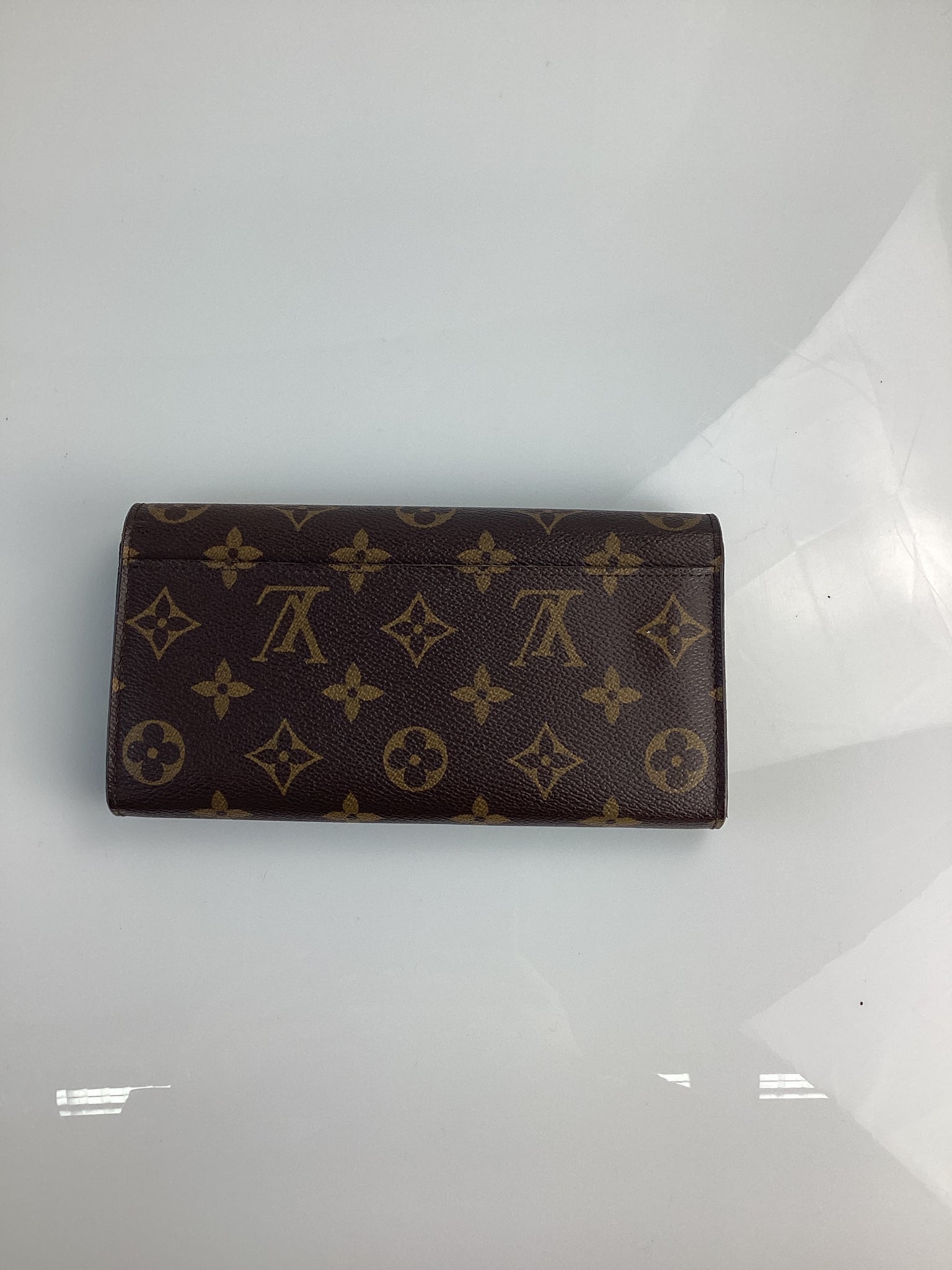 PRELOVED Louis Vuitton Monogram Portefeuille Sarah Long Wallet KMBD3WG 041024 B