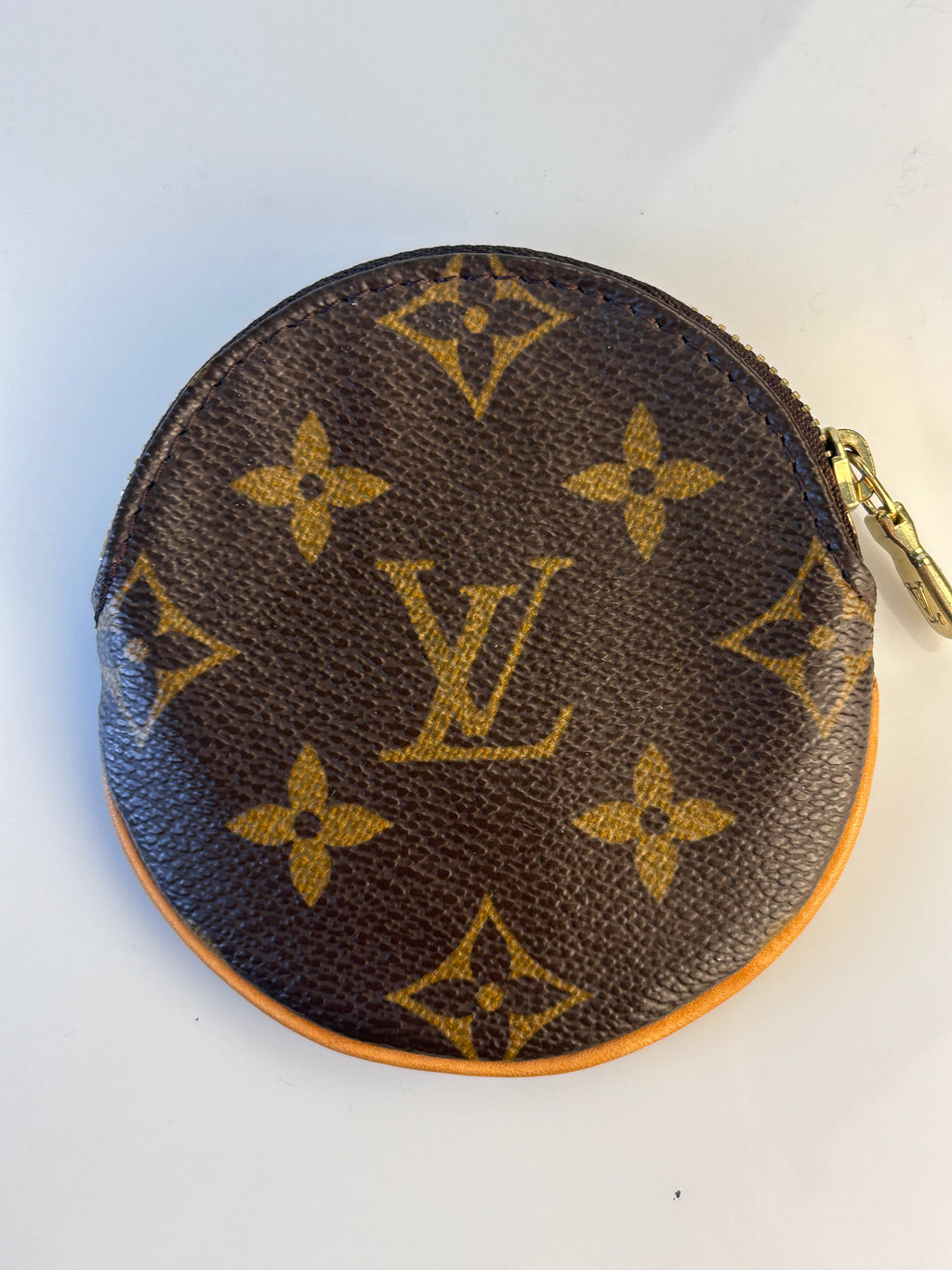 PRELOVED Louis Vuitton Monogram Round Coin Key Pouch CXV3XWM 041224 B