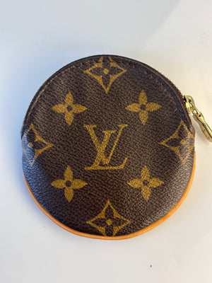 PRELOVED Louis Vuitton Monogram Round Coin Key Pouch CXV3XWM 041224 B