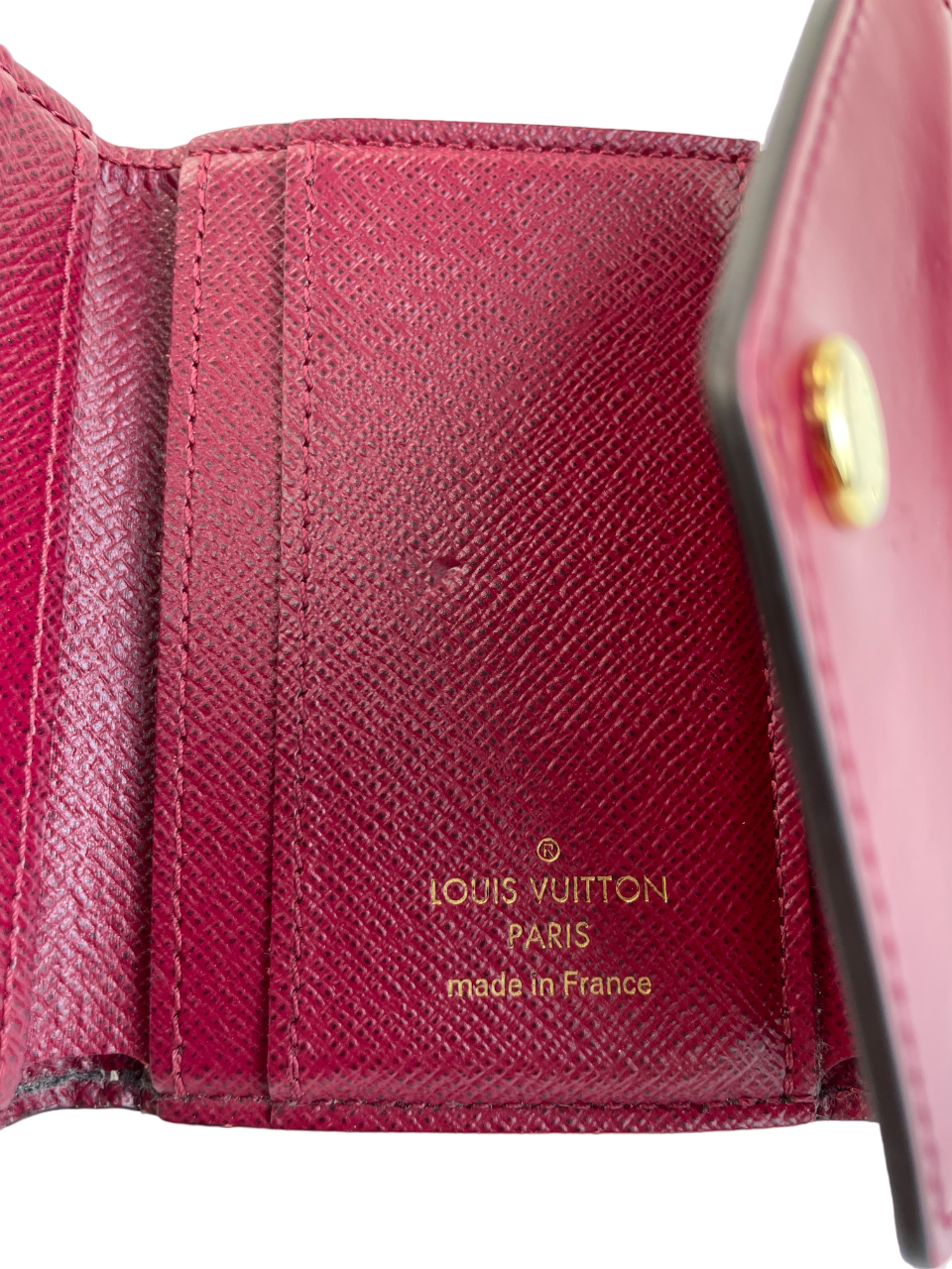 Louis Vuitton Zoe Womens Folding Wallets 2023 Ss, Red, * Inventory Confirmation Required