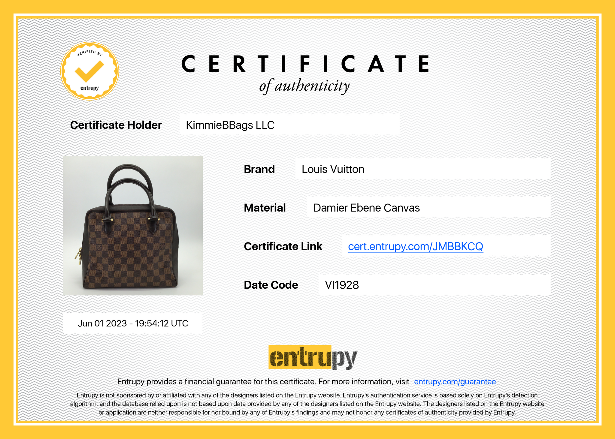 Pre-Owned Louis Vuitton Brea NM Bag 212659/1