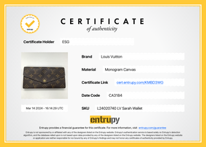 PRELOVED Louis Vuitton Monogram Portefeuille Sarah Long Wallet KMBD3WG 041024 B