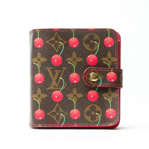 Preloved Louis Vuitton Cherry Monogram Compact Wallet BBWQ93Q 053024B