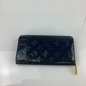 Preloved Louis Vuitton Navy Vernis Zippy Long Wallet GT742YG 042624B