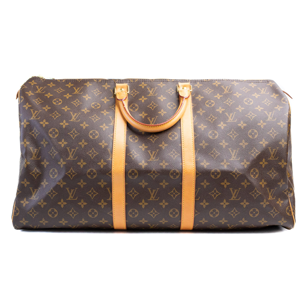 Preloved Louis Vuitton Monogram Keepall 55 Duffel Bag C34379G 090424B