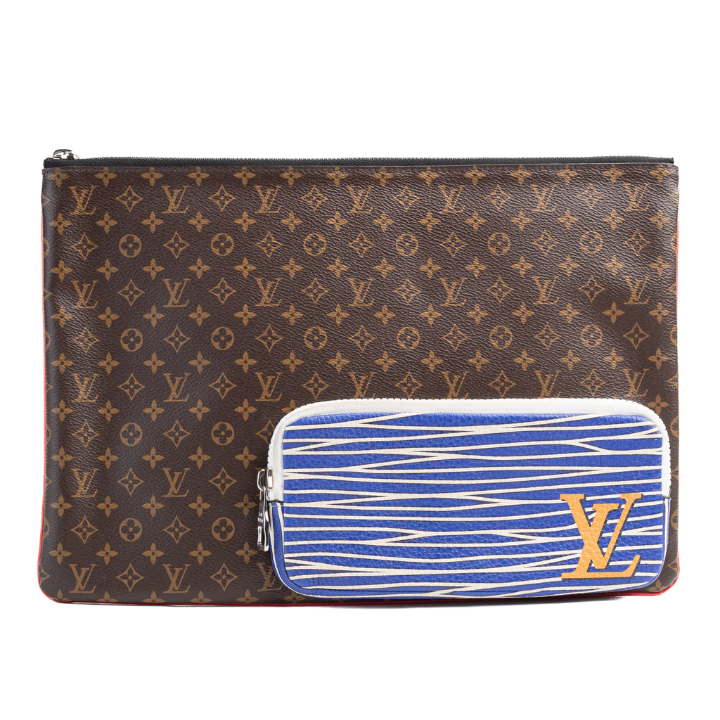 Preloved Louis Vuitton Monogram A4 Multipocket Clucth 82QDCWG 8152024B