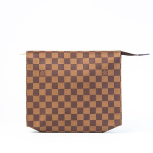 Preloved Louis Vuitton Damier Ebene Toiletry Pouch 26  Q8G768Y 081924 B