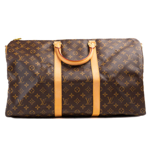 Preloved Louis Vuitton Monogram Keepall 50 Bandouliere DH72TV6 081924 B