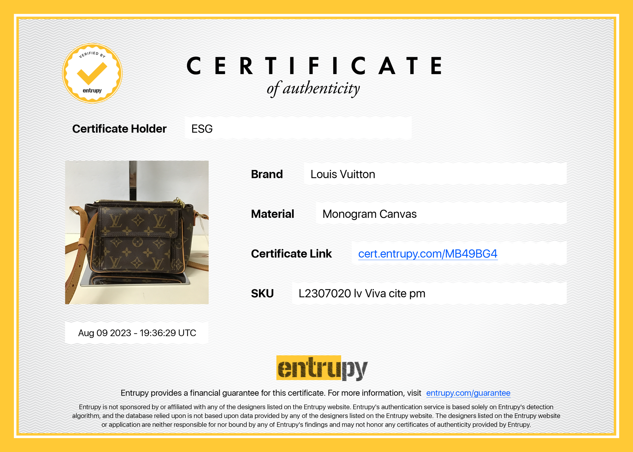 Louis Vuitton Monogram Viva-Cite PM Crossbody 871870