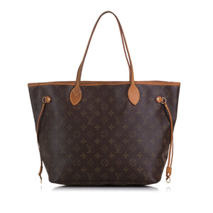 Neverfull cloth tote Louis Vuitton Beige in Cloth - 30009638