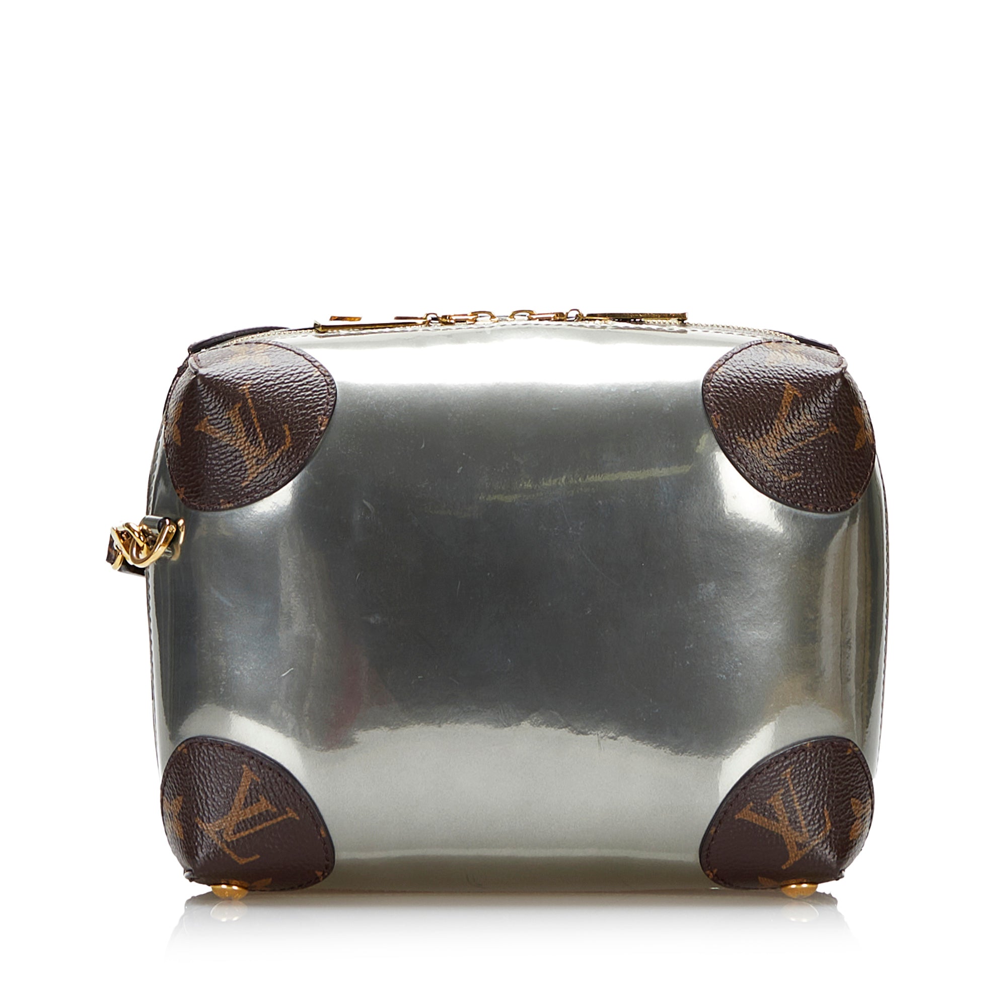 Louis Vuitton Bronze Vernis Leather Miroir Venice Crossbody Bag