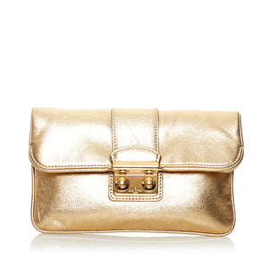 Louis Vuitton - Authenticated Sofia Coppola Clutch Bag - Leather Brown Plain for Women, Good Condition