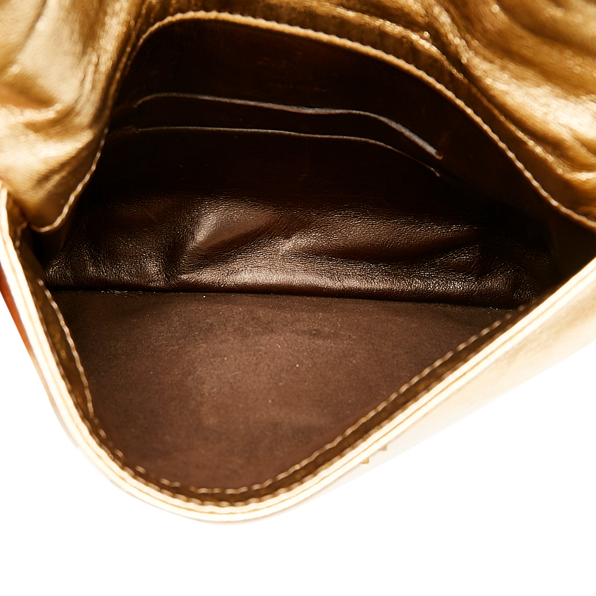 Sofia Coppola leather clutch bag