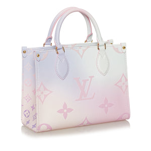 Louis Vuitton OnTheGo PM Spring In The City Monogram Sunrise now