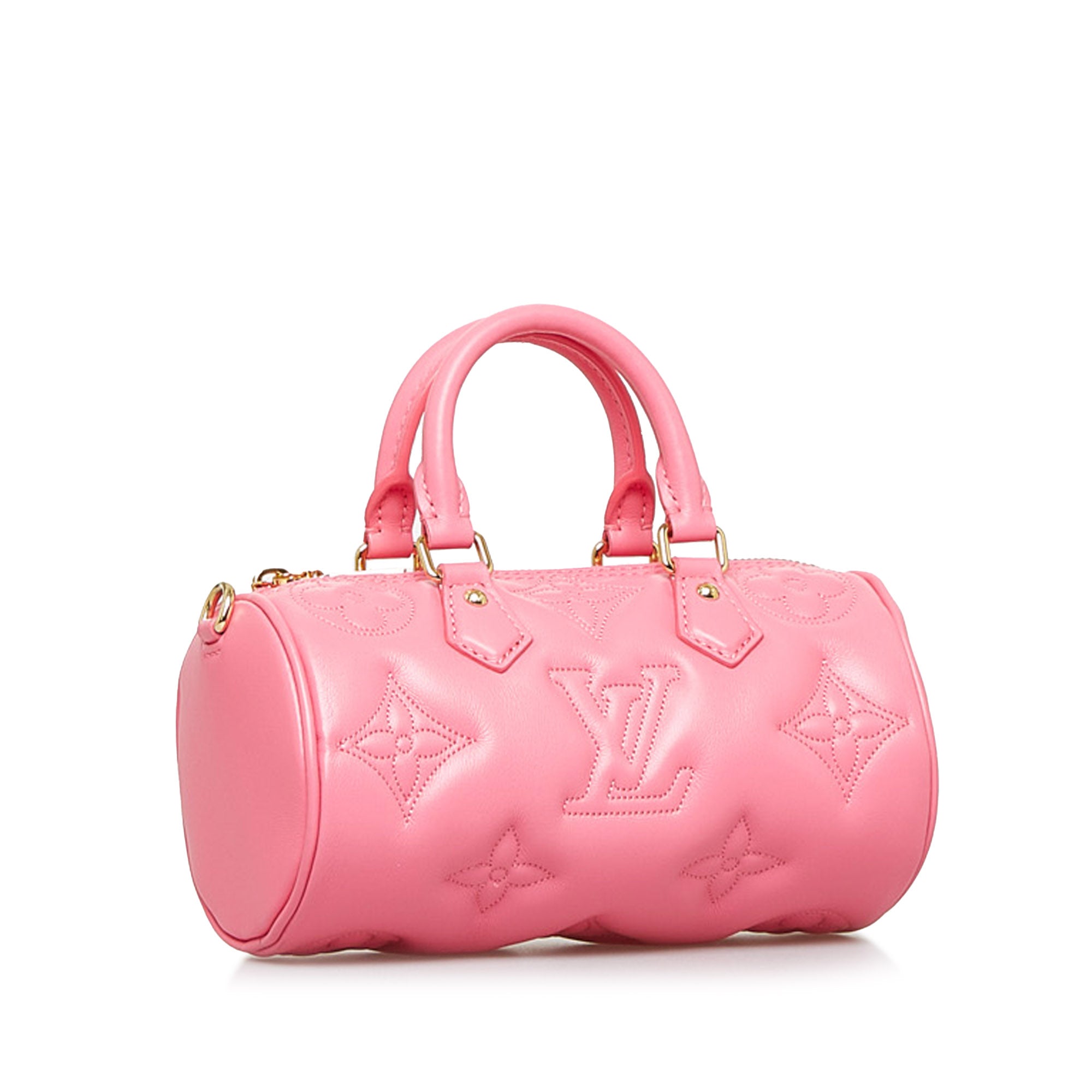 Preloved Louis Vuitton Monogram Calfskin Bubblegram Pink Papillon BB R782BTY 081524 Y